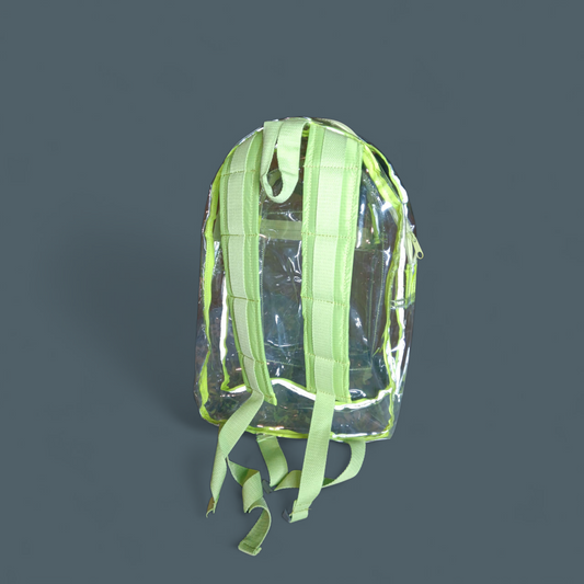 Event clear vinyl backpack