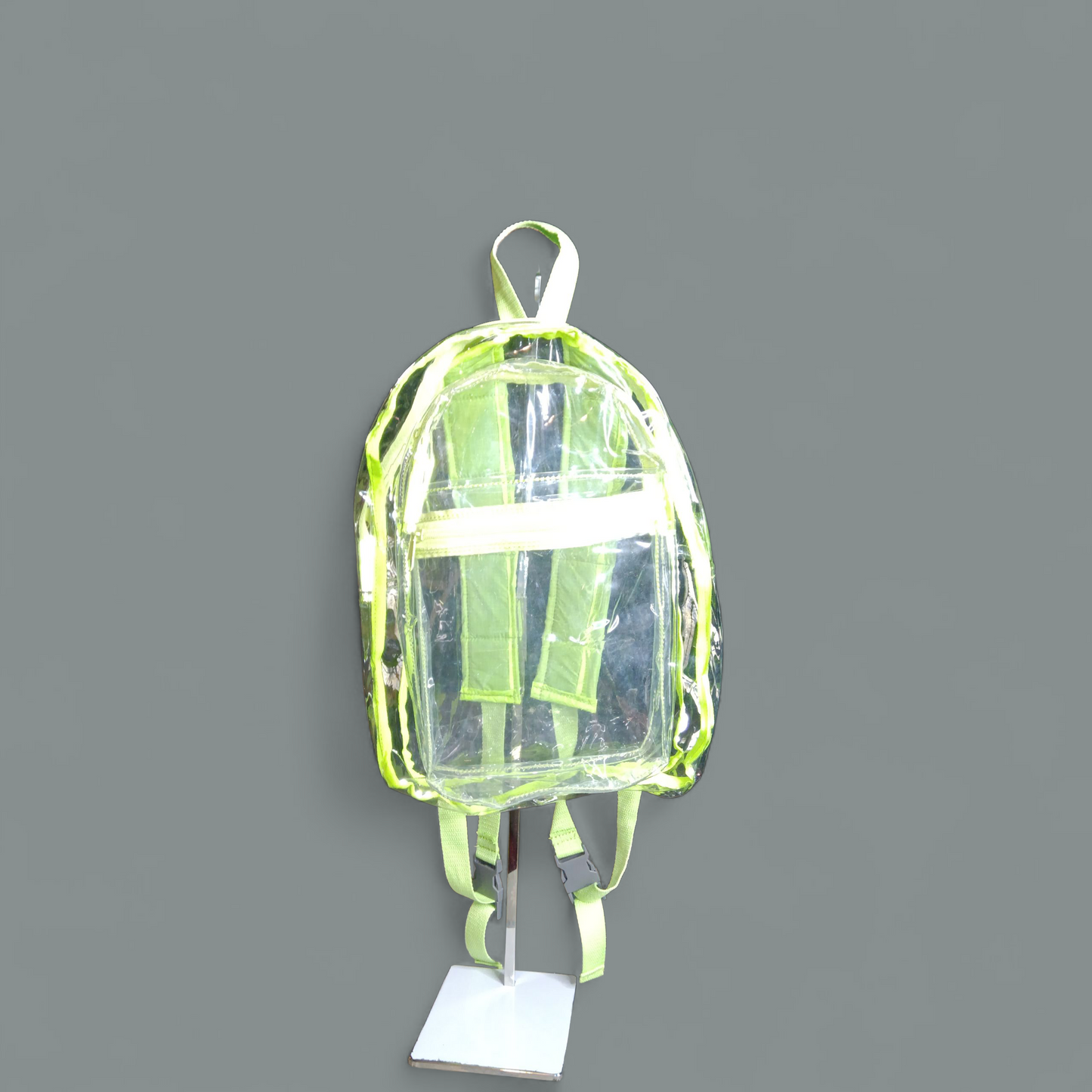 Event clear vinyl backpack
