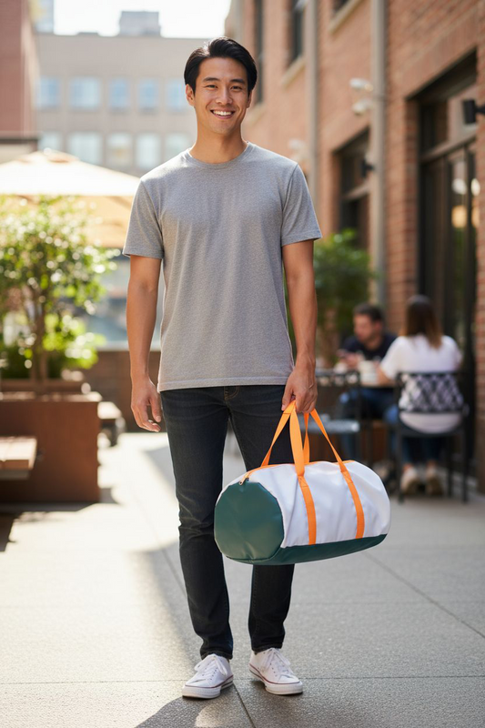 Gym bag without pockets 19x10x11