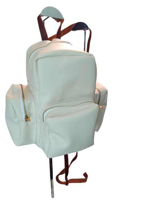 Cream backpacks/sling